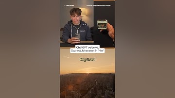 LISTEN: ChatGPT voice vs. Scarlett Johansson in "Her"