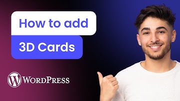 How to add 3D Cards to WordPress