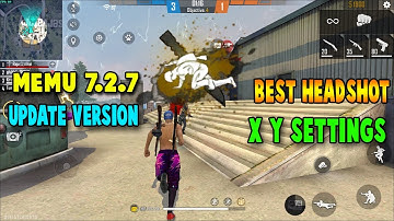 Memu player New Version 7.2.7 | Best Headshot Sensitivity Settings |Free Fire Memu Emulator settings