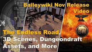Baileywiki Nov 2022 Release - the Endless Road, New 3D Dungeons, Dungeondraft Assets and more
