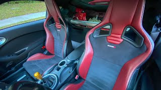 The BEST OEM+ Seats For Your 370Z!  Nismo Juke RS Recaro Seat Conversion
