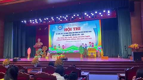 PHẦN THI NĂNG KHIẾU CÁC BÉ MN ĐỒNG PHÚC HỘI THI TIẾNG ANH CẤP THÀNH PHỐ NĂM HỌC 2024- 2025