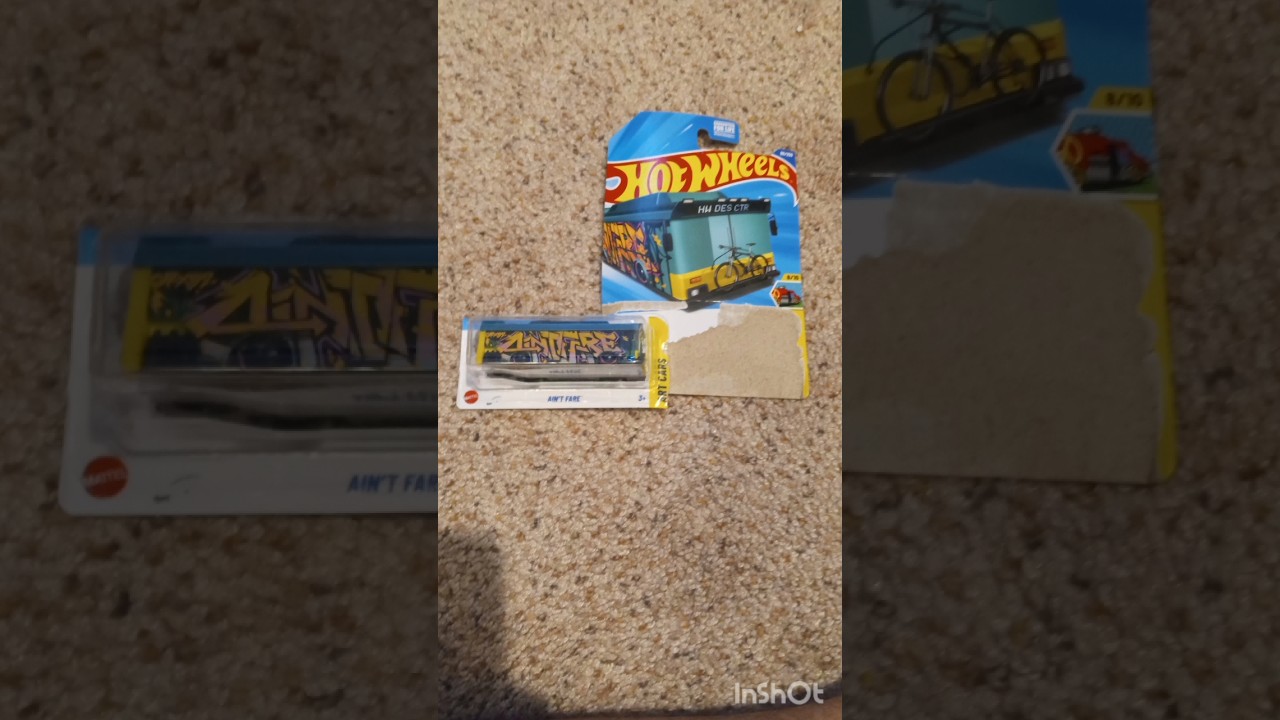 Hot wheels Ain't Fare bus diecast unboxing 