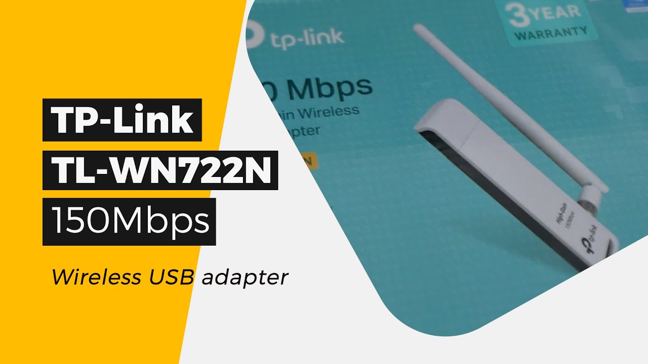 ADAPTADOR USB WIFI TP-LINK 150 MBPS wn722n