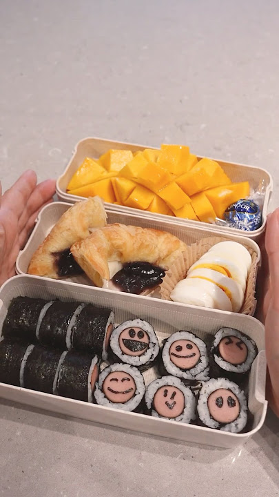 Lunch Bento for Exam Day 📚🍱 | ASMR Aesthetic Lunchbox