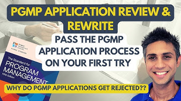PgMP Application Review and Rewrite Service | Get your Program mgmt. experience approved by PMI