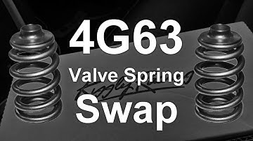 DSM 4G63 Valve Spring Replacement - How to