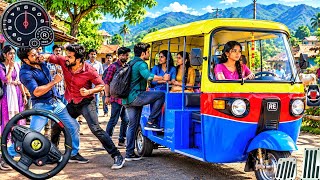 Indian Tuk Tuk Auto Rickshaw Games 2026 - Rickshaw Pick Drop Passenger Transport! Android Gameplay screenshot 1