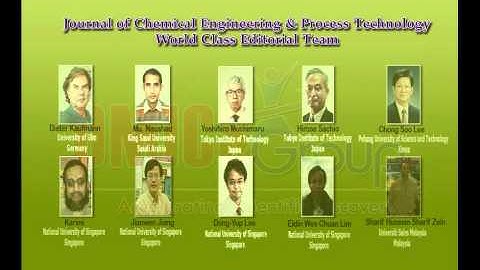 Chemical Engineering and Process Technology Journals | OMICS Publishing Group