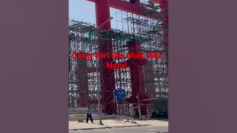 Cổng Tori biểu tượng may mắn của Nhật Bản đã xuất hiện tại Qui Nhơn