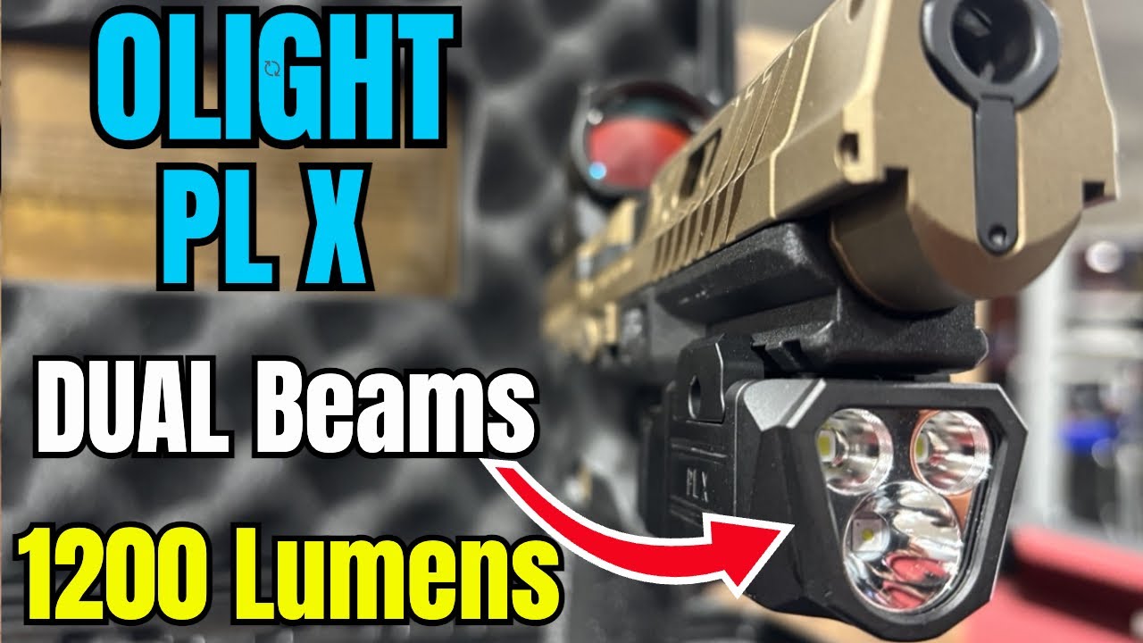 Olight's NEW PL X Dual-Beam Weapon Light is a GAME CHANGER - YouTube