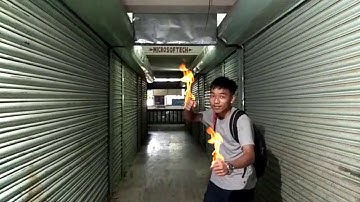 Fire effect made with Hit film 4 express.