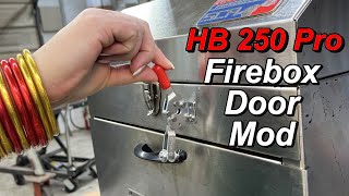 Hasty Bake 250 Pro Firebox Door Modification