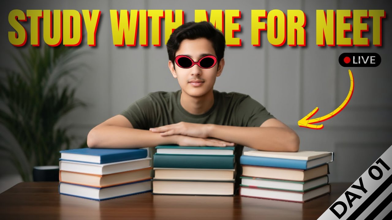 Day 1/60 – 10+ Hour Live Study With Me | Modern Physics + Cell + Periodic | NEET 2026