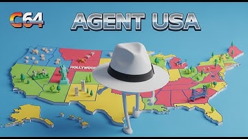 Agent USA - Commodore 64 /C64/ (Gameplay)
