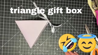 triangle gift box @dedeescrafts2885