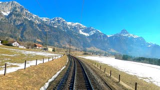 ★ 4K 🇦🇹  Bludenz - Arlberg - Giselabahn - St. Pölten - Tulln, cab ride across Austria [02.2021]