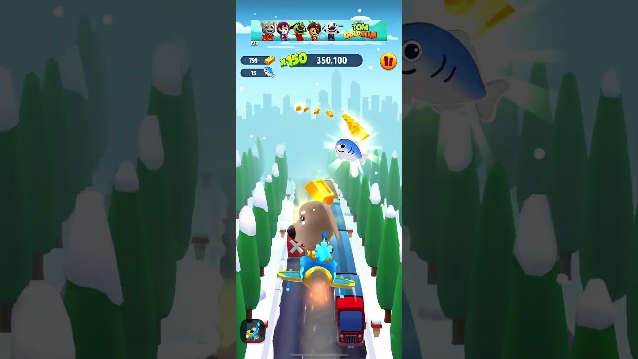 Gingerbread’s Ben Talking Tom Gold Run