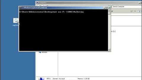 How to crete/use a logon script in Server 2008 (Through GPO)