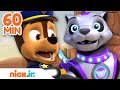 Paw patrol mega robot rescues w chase skye  robodog  1 hour compilation  nick jr