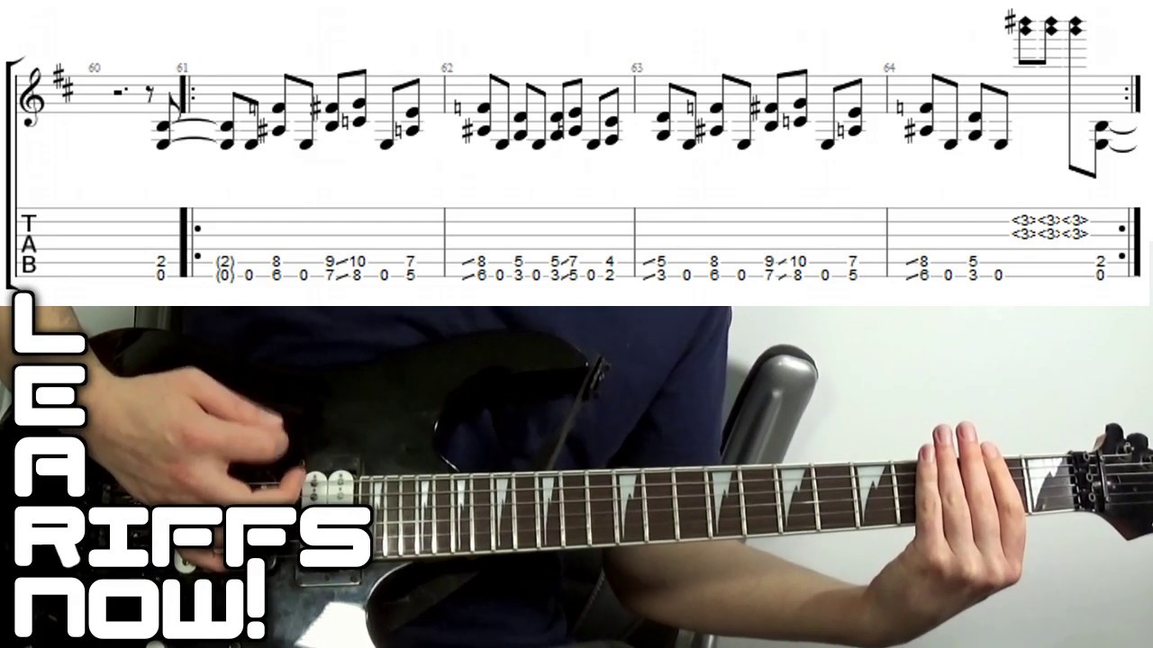 Mouth For War PANTERA Verse Riff Tab & Lesson YouTube