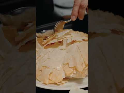 Vanilla Millefeuille served