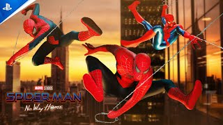 No Way Home Spider-Trio Cinematic Final Swing [RAIMI, WEBB and WATTS Style]- Spider-Man PC Mods