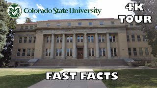 Colorado State University Tour [4K] + Fast Facts #coloradostateuniversity #collegetour #fastfacts