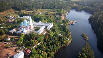 Остров Валаам в республике Карелии. Россия