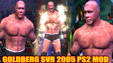 Goldberg WWE SVR 2005 PS2 Mod