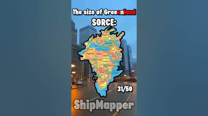 The size of Greenland. Sorce💀: #mapper #europe #map #mapping #geography #history #countrys