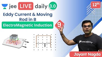 JEE: ElectroMagnetic Induction L9 | Eddy Current | Unacademy JEE | Jayant Nagda