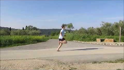 My running form after 7 years of running barefoot
