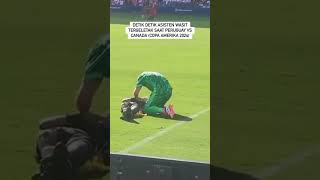 Detik Detik Asisten Wasit Pingsan Di Copa America 2024 shorts viral copaamerica2024