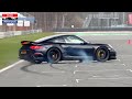 1050hp porsche turbo s spins out 