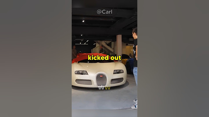 YouTuber kicked out of Bugatti dealership!