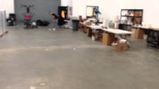 Unbelievable 75' putt for Odyssey Office Putt Contest
