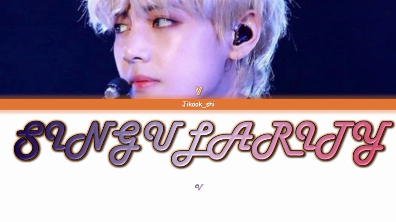 BTS V Intro Singularity Bg Sub YouTube