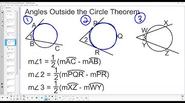 Angle and Segment Relationships in Circles