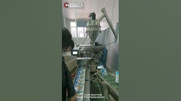 spout pouch powder filling sealing packing machine | horizontal mini powder doypack bagging machine