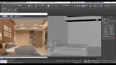 3dsmax Tutorials, Tutorial on 3D Modeling, Texturing & Lighting an Interior in 3dsmax