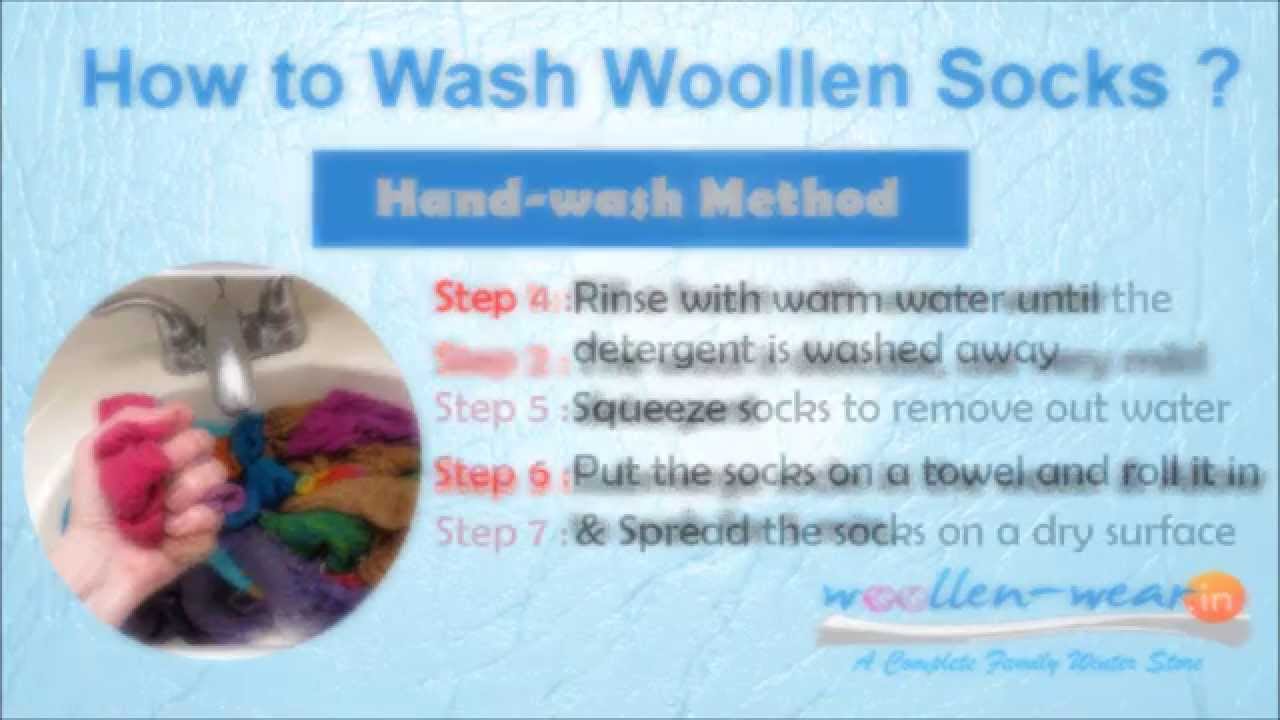 How to Wash Merino Woollen Socks ? - Washing Guide - Woollen-Wear.in ...