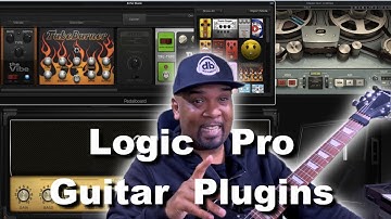 Logic Pro X Guitar Effects Plugins | Amp Designer | Recording Guitar in Logic Pro X
