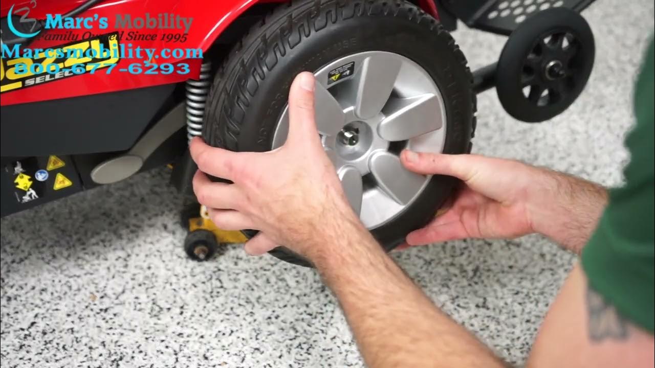 How to Change all tires on a Jazzy Select Manufactured by