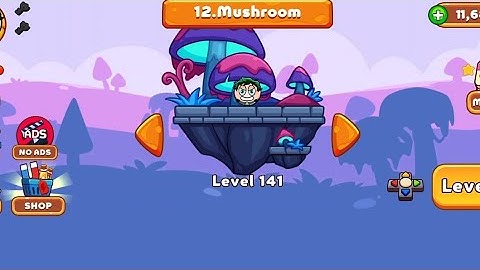 Ball v Red boss Mushroom Level 141🥰 Complete game video