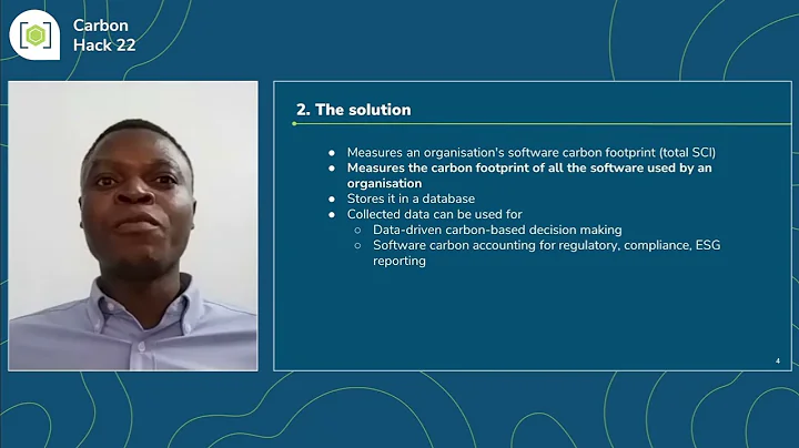 Zero Carb | Carbon Hack 2022 Submission