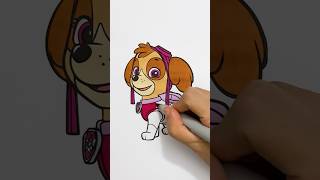 Coloring PAW Patrol Skye