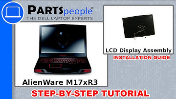 Dell AlienWare M17xR3 LCD Display Assembly Replacement Video Tutorial