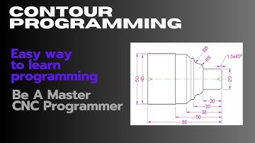 CNC 03 CNC Lathe-Contour Profile (Chamfer, Taper, Radius) Linear & Circular Interpolation. Fanuc,GSK