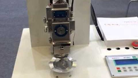 laser auto focus system on shanghai fair